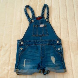 7 For All Mankind - Toddler Denim Romper- 18 Months